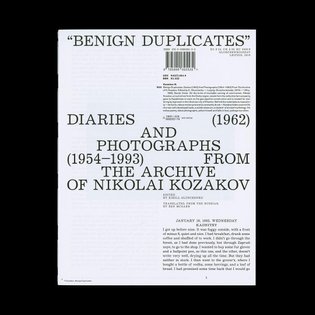 Order No 184. 200×260 mm, 128 p. First edition of 10 copies.