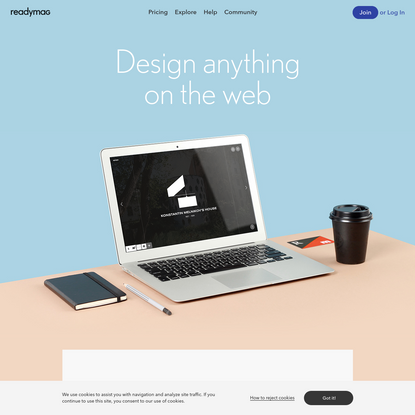 Readymag - Design anything on the web
