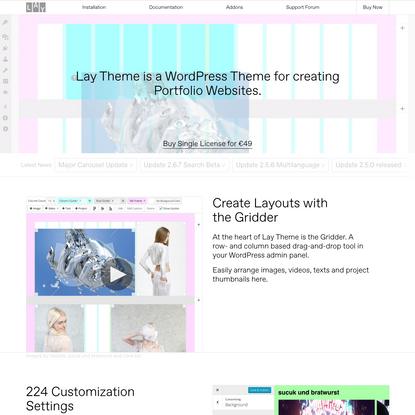 Lay Theme - The Designer's Portfolio Theme