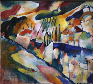 Vasily Kandinsky, Landscape with rain, 1913