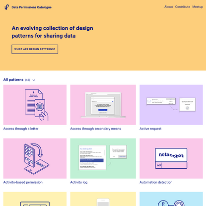 Data Patterns Catalogue - IF