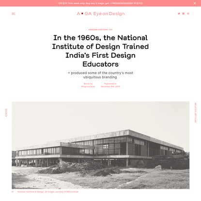 In the 1960s, the National Institute of Design Trained India's First Design Educators | | Eye on Design