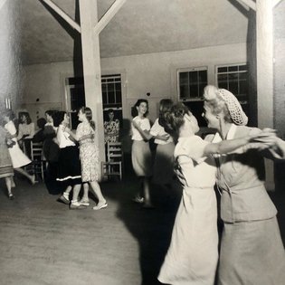 Saturday night dancing, Black Mountain College, summer 1944, Josef Breitenbach
