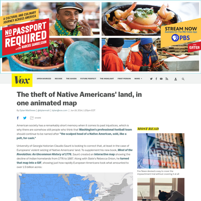 Theft of Native American land, in one animated map