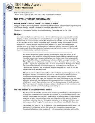 -ppr-The-Evolution-of-Eusociality.pdf