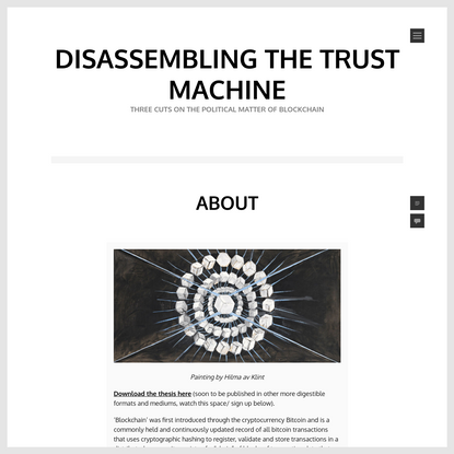 Disassembling the Trust Machine