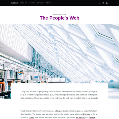 The People's Web