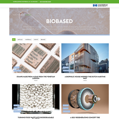 Biobased Archives - MaterialDistrict
