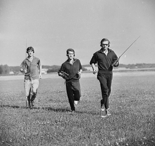 Radio orienteering competition in Nyíregyháza, Hungary (1966)