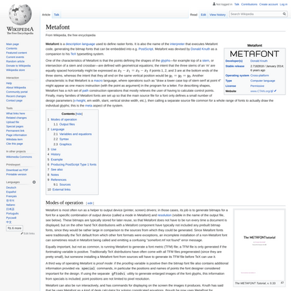 Metafont - Wikipedia
