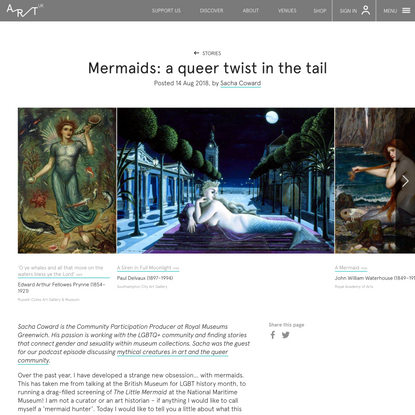Mermaids: a queer twist in the tail | Art UK