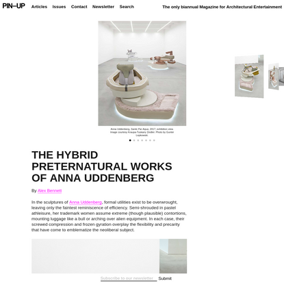 The Hybrid Preternatural Works of Anna Uddenberg