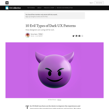 10 Evil Types of Dark UX Patterns