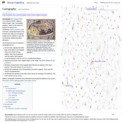 Encartopedia - Wikipedia with map