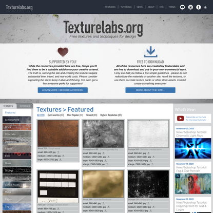 Texturelabs | Free Textures And Tutorials For Photoshop And More