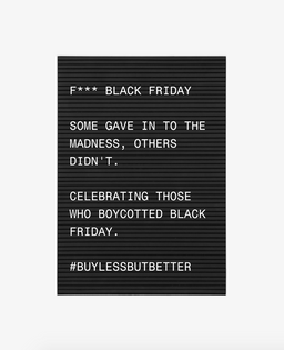 Black Friday Boycott