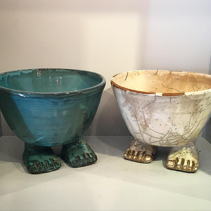 Jamie Creel’s Instagram profile post: “Look what walked into @creelandgow Egyptian ceramics from Luxor. #EgyptianCeramics #c...