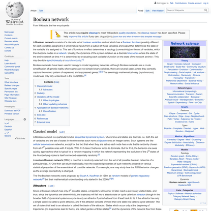 Boolean network - Wikipedia