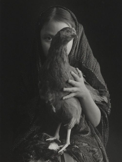 Manuel Carrillo, Untitled (Girl with Chicken), 1960, silver gelatin print