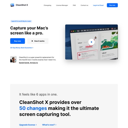 CleanShot X for Mac