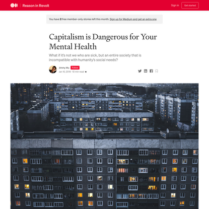 Capitalism is Dangerous for Your Mental Health
