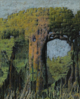 Armando Morales (Nicaraguan, 1927-2011), Tree VI, 1977. Oil on canvas, 102.9 × 81.6 cm