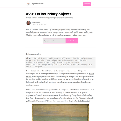 #29: On boundary objects