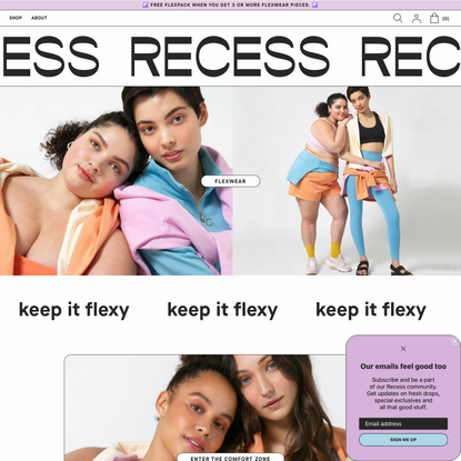 Recess — Activewear and Life-Intervention Wear