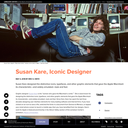 Susan Kare, Iconic Designer