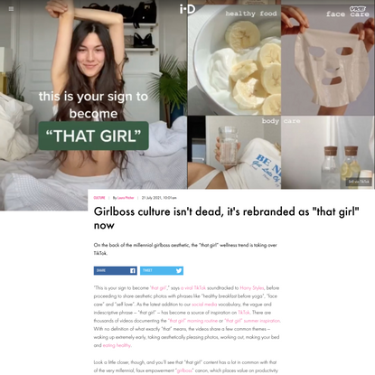 Girlboss culture isn’t dead, it’s rebranded as “that girl” now