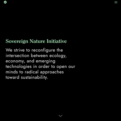 Sovereign Nature Initiative