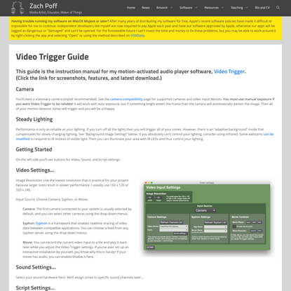 Video Trigger Guide – Zach Poff