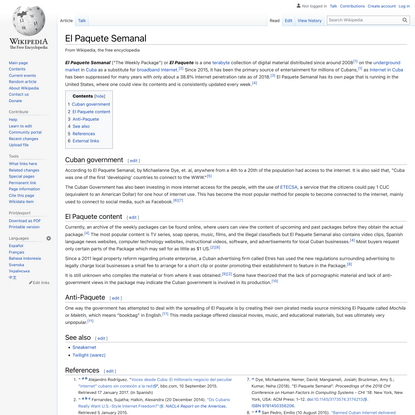 El Paquete Semanal - Wikipedia