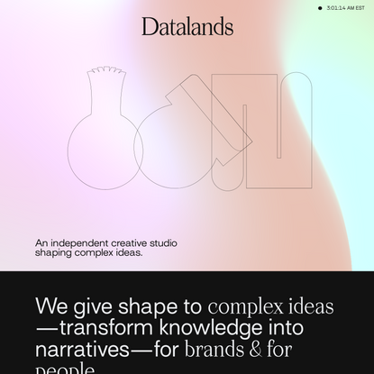 Datalands — Art, Data, Design