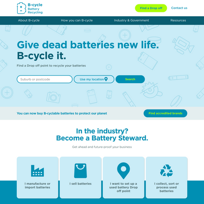 Australia’s official battery stewardship scheme - B-cycle