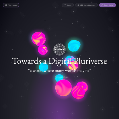 Towards a Digital Pluriverse