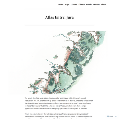 Atlas Entry: Jura – Children's Atlas of Wine