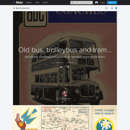 Old bus, trolleybus and tram stuff