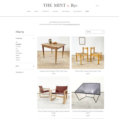 The Mint in Rye Shop | A Mix of Antiques | Shop the style