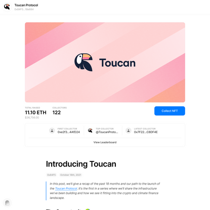Introducing Toucan