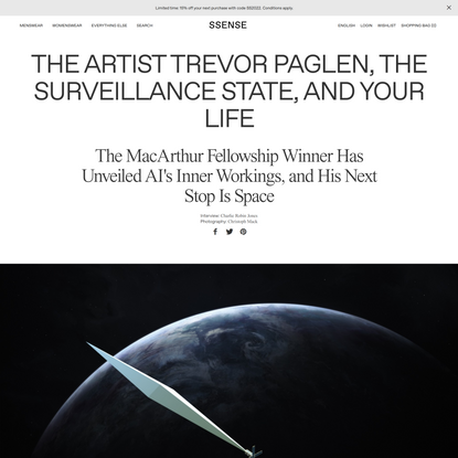 The Artist Trevor Paglen, the Surveillance State, and Your Life