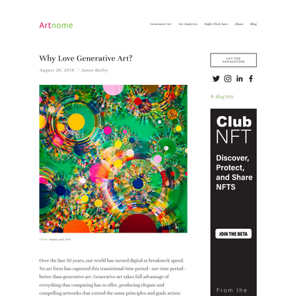 Why Love Generative Art? — Artnome