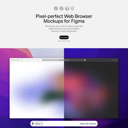 Web Browser Mockups — Godly