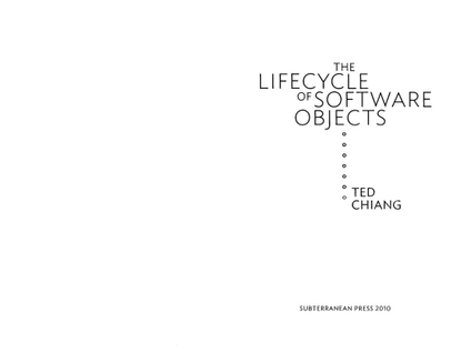 The Lifecycle of Software Objects 