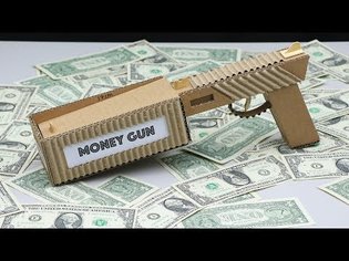 Build a Money Gun from Cardboard