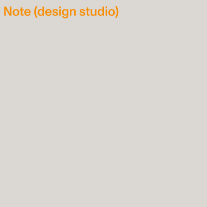 Note (design studio)