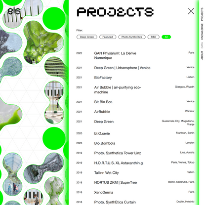 Projects | ecoLogicStudio