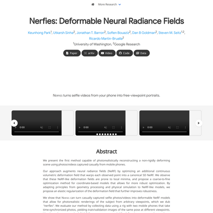 Nerfies: Deformable Neural Radiance Fields