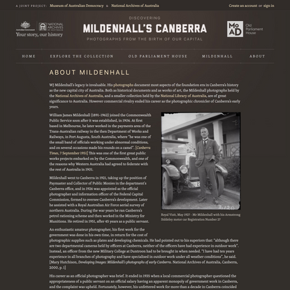 About Mildenhall · Mildenhall’s Canberra