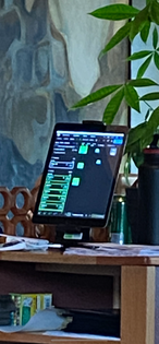 This POS system at breakfast looked like they had an Are.na integration on the left